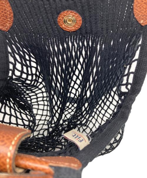 LONGCHAMP（ロンシャン）LONGCHAMP (ロンシャン) FILT (フィルト) メッシュネットショルダーバッグ ブラックの古着・服飾アイテム