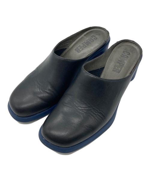 CAMPER（カンペール）CAMPER (カンペール) レザーサボサンダル ブラック サイズ:36の古着・服飾アイテム