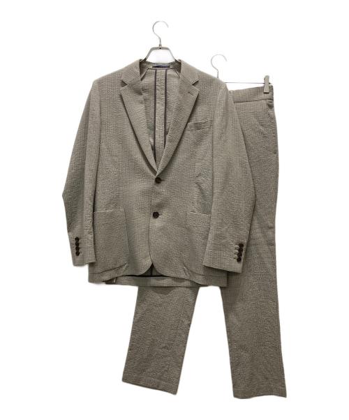 PAUL SMITH（ポールスミス）PAUL SMITH (ポールスミス) ウールシアサッカーシングル2Bセットアップスーツ ベージュ サイズ:Mの古着・服飾アイテム