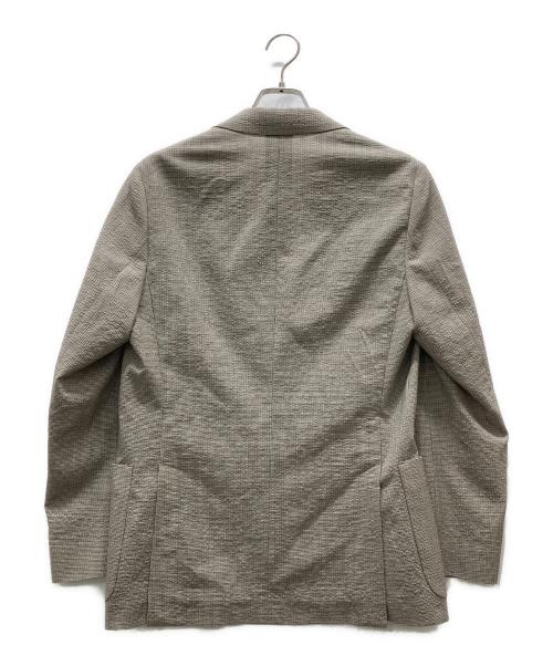 PAUL SMITH（ポールスミス）PAUL SMITH (ポールスミス) ウールシアサッカーシングル2Bセットアップスーツ ベージュ サイズ:Mの古着・服飾アイテム