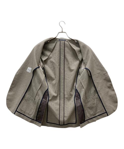 PAUL SMITH（ポールスミス）PAUL SMITH (ポールスミス) ウールシアサッカーシングル2Bセットアップスーツ ベージュ サイズ:Mの古着・服飾アイテム