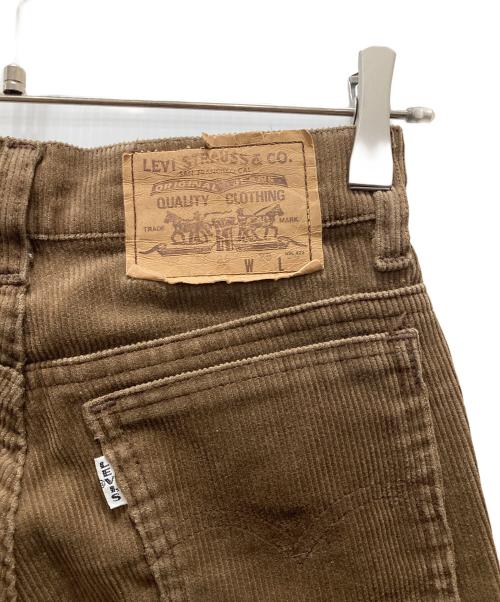 LEVI'S（リーバイス）LEVI'S (リーバイス) フランス製コーデュロイパンツ ブラウン サイズ:W25の古着・服飾アイテム