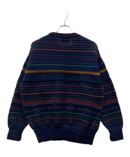 limnos（リムノス）limnos (リムノス) 3Dニット ネイビー サイズ:Mの古着・服飾アイテム