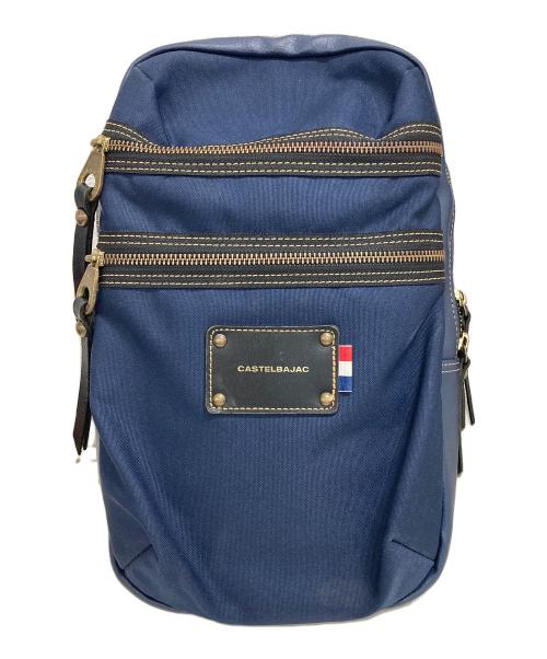 CASTELBAJAC（カステルバジャック）CASTELBAJAC (カステルバジャック) ショルダーバッグ ネイビーの古着・服飾アイテム