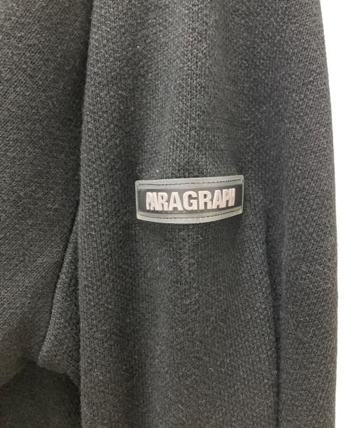 paragraph（パラグラフ）paragraph (パラグラフ) カーディガン ブラック サイズ:記載無しの古着・服飾アイテム