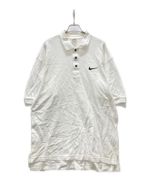 NIKE（ナイキ）NIKE (ナイキ) 90sポロシャツ ホワイト サイズ:Mの古着・服飾アイテム