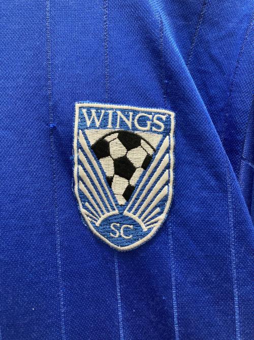 adidas（アディダス）adidas (アディダス) 90sゲームシャツ ブルー サイズ:Sの古着・服飾アイテム