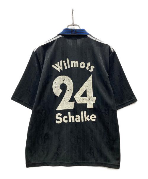 adidas（アディダス）adidas (アディダス) ポロシャツ ブラック サイズ:Mの古着・服飾アイテム