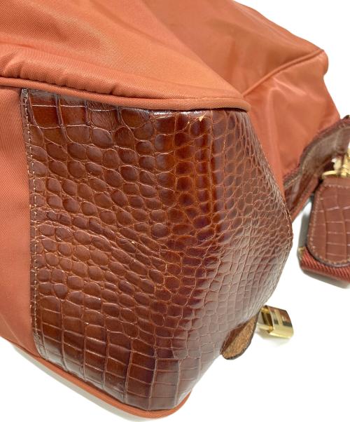 MOSCHINO（モスキーノ）MOSCHINO (モスキーノ) ボストンバッグ ブラウンの古着・服飾アイテム