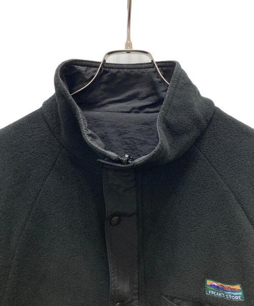 FREAK'S STORE（フリークスストア）FREAK'S STORE (フリークストア) ナイロン フリース リバーシブルブルゾン ブラック サイズ:Mの古着・服飾アイテム