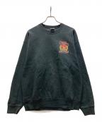 FRUIT OF THE LOOMフルーツオブザルーム）の古着「90sプリントクルーネックスウェット」｜グレー