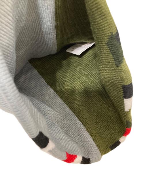 A BATHING APE（ア ベイシング エイプ）A BATHING APE (ア ベイシング エイプ) 1ST CAMO SHARK KNIT CAP グレーの古着・服飾アイテム