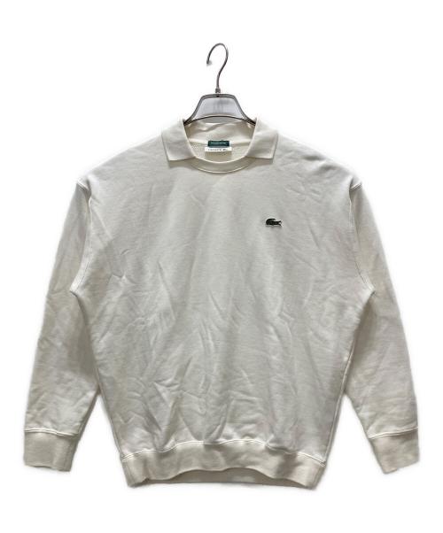 LACOSTE（ラコステ）LACOSTE (ラコステ) ポロスウェット ベージュ サイズ:36の古着・服飾アイテム