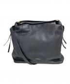 FURLAフルラ）の古着「エリザベス 2WAYバッグ」｜ブラック