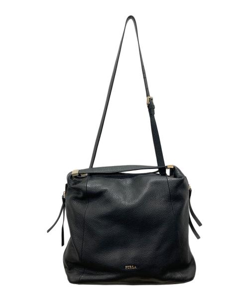 FURLA（フルラ）FURLA (フルラ) エリザベス 2WAYバッグ ブラックの古着・服飾アイテム