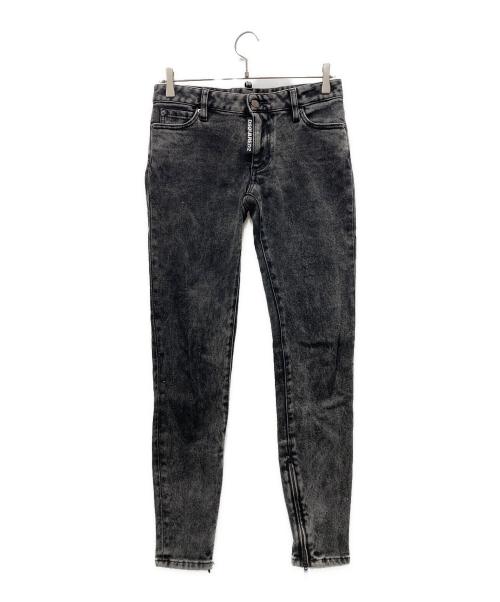 DSQUARED2（ディースクエアード）DSQUARED2 (ディースクエアード) デニムパンツ ブラック サイズ:38の古着・服飾アイテム