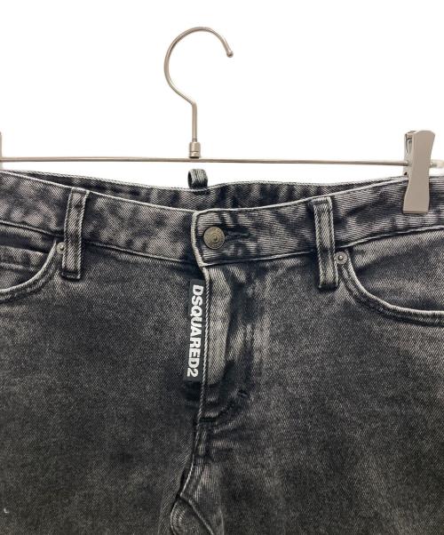 DSQUARED2（ディースクエアード）DSQUARED2 (ディースクエアード) デニムパンツ ブラック サイズ:38の古着・服飾アイテム