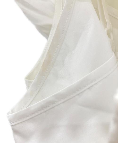 Snidel（スナイデル）Snidel (スナイデル) オーバー ショルダー ワンピース ホワイト サイズ:Mの古着・服飾アイテム