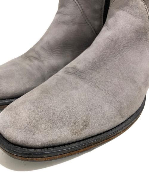 BUTTERO（ブッテロ）BUTTERO (ブッテロ) サイドジップスウェードブーツ グレー サイズ:40 1/2の古着・服飾アイテム