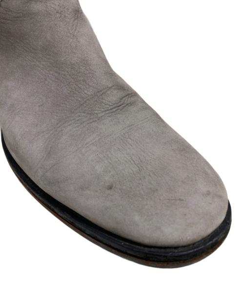 BUTTERO（ブッテロ）BUTTERO (ブッテロ) サイドジップスウェードブーツ グレー サイズ:40 1/2の古着・服飾アイテム