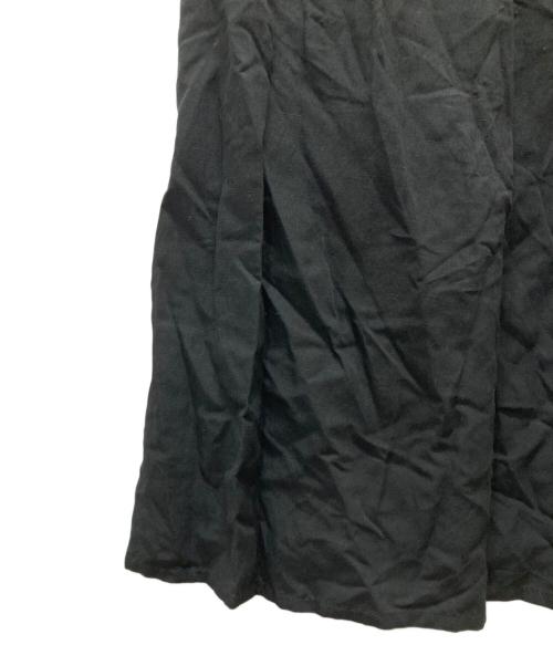 OWN LAUTREAMONT（オウン ロートレアモン）OWN LAUTREAMONT (オウン ロートレアモン) ハイウエストラップ風スカート ブラック サイズ:38の古着・服飾アイテム