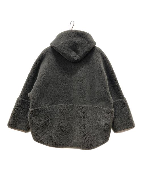 Risley（リズレー）Risley (リズレー) リバーシブルフェイクムートンフードコート グレー サイズ:Fの古着・服飾アイテム