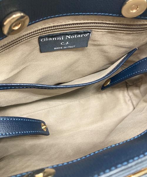 Gianni Notaro（ジャンニ ノターロ）Gianni Notaro (ジャンニ ノターロ) 2WAYバッグ ベージュの古着・服飾アイテム