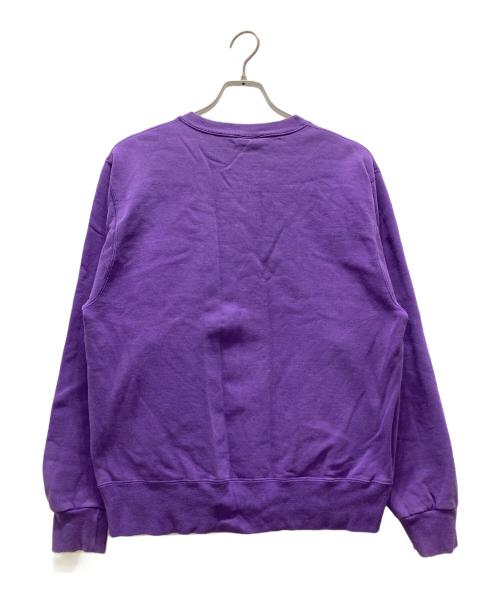 Champion（チャンピオン）Champion (チャンピオン) USA製ロゴ刺繍スウェット パープル サイズ:Lの古着・服飾アイテム