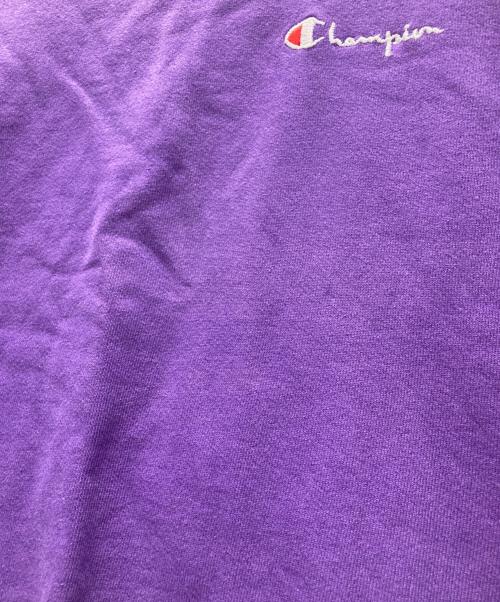Champion（チャンピオン）Champion (チャンピオン) USA製ロゴ刺繍スウェット パープル サイズ:Lの古着・服飾アイテム