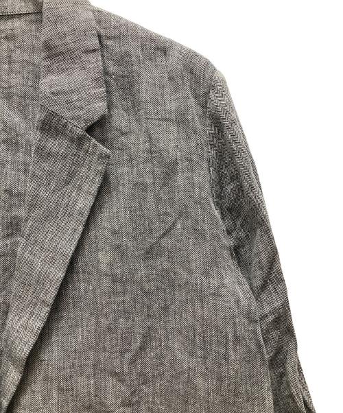 Spick and Span（スピック＆スパン）Spick and Span (スピックアンドスパン) リネンエアリージャケット グレー サイズ:36の古着・服飾アイテム