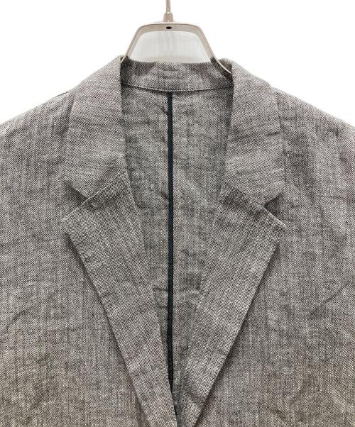 Spick and Span（スピック＆スパン）Spick and Span (スピックアンドスパン) リネンエアリージャケット グレー サイズ:36の古着・服飾アイテム