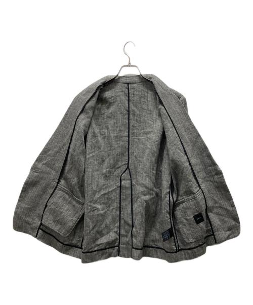 Spick and Span（スピック＆スパン）Spick and Span (スピックアンドスパン) リネンエアリージャケット グレー サイズ:36の古着・服飾アイテム