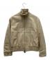 MaxMara（マックスマーラ）の古着「レザージャケット」｜ベージュ
