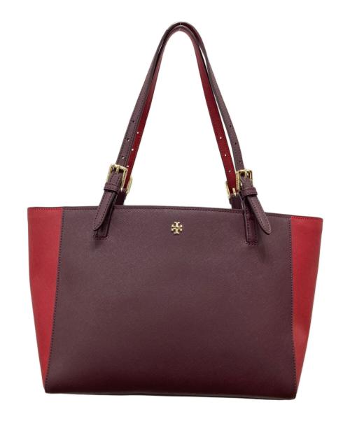 TORY BURCH（トリーバーチ）TORY BURCH (トリーバーチ) トートバッグ レッドの古着・服飾アイテム