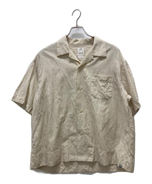 VISVIM（ビズビム）VISVIM (ビズビム) COPA SHIRT S/S ベージュ サイズ:3の古着・服飾アイテム
