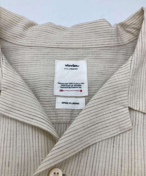VISVIM（ビズビム）VISVIM (ビズビム) COPA SHIRT S/S ベージュ サイズ:3の古着・服飾アイテム