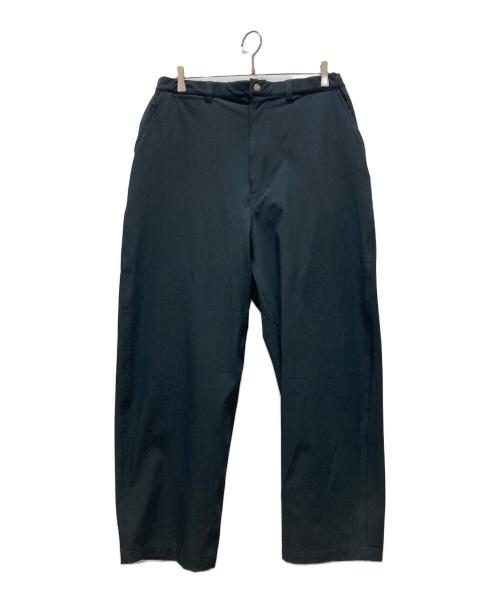 THE NORTHFACE PURPLELABEL（ザ・ノースフェイス パープルレーベル）THE NORTHFACE PURPLELABEL (ザ・ノースフェイス パープルレーベル) ストレッチツイル ワイドテーパードパンツ ブラック サイズ:34の古着・服飾アイテム