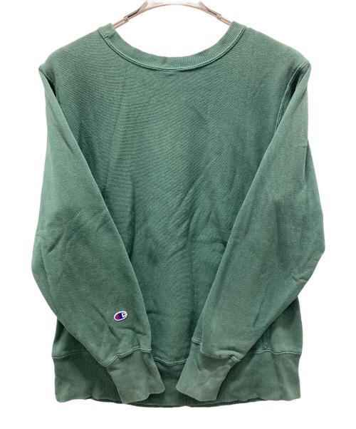 Champion REVERSE WEAVE（チャンピオン リバース ウィーブ）Champion REVERSE WEAVE (チャンピオン リバース ウィーブ) スウェット グリーン サイズ:Mの古着・服飾アイテム