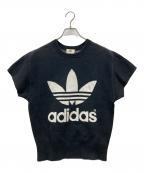 adidas×HYKEアディダス×ハイク）の古着「半袖ニット」｜ブラック