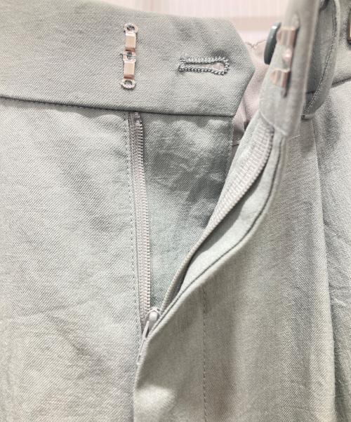 ARPEGE STORY（アルページュストーリー）Arpege story (アルページュストーリー) タックパンツ 黄緑 サイズ:Sの古着・服飾アイテム