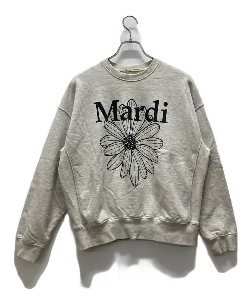 Mardi Mercredi（マルディメクルディ）Mardi Mercredi (マルディメクルディ) クルーネックスウェット グレー サイズ:表記無しの古着・服飾アイテム