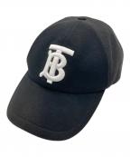 BURBERRYバーバリー）の古着「TBロゴキャップ」｜ブラック