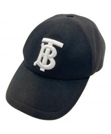 BURBERRY（バーバリー）の古着「TBロゴキャップ」｜ブラック