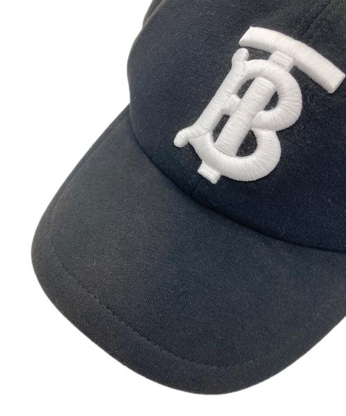 BURBERRY（バーバリー）BURBERRY (バーバリー) TBロゴキャップ ブラックの古着・服飾アイテム