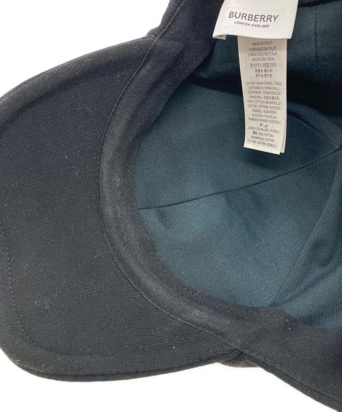 BURBERRY（バーバリー）BURBERRY (バーバリー) TBロゴキャップ ブラックの古着・服飾アイテム