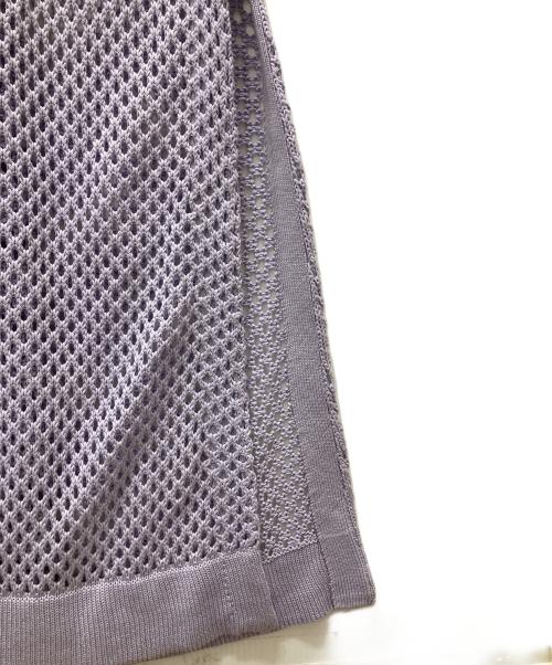 Ameri（アメリ）Ameri (アメリ) MESH LONG KNIT パープル サイズ:表記無しの古着・服飾アイテム