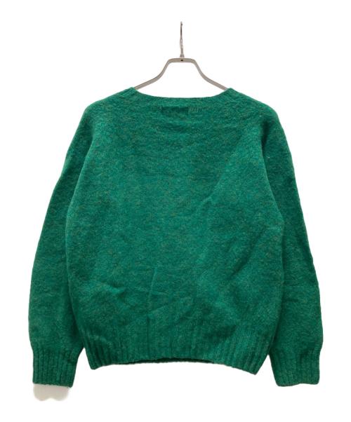 BEAMS BOY（ビームスボーイ）BEAMS BOY (ビームスボーイ) NOR'EASTERLY (ノーイーストリ) ニット グリーン サイズ:34の古着・服飾アイテム