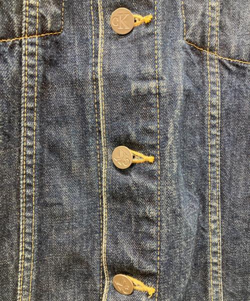 Calvin Klein Jeans（カルバンクラインジーンズ）Calvin Klein Jeans (カルバンクラインジーンズ) デニムジャケット インディゴ サイズ:Mの古着・服飾アイテム