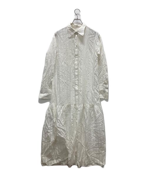 TODAYFUL（トゥデイフル）TODAYFUL (トゥデイフル) シャツワンピース ホワイト サイズ:38の古着・服飾アイテム