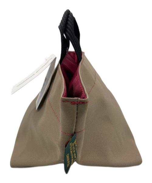 Herve Chapelier（エルベシャプリエ）Herve Chapelier (エルベシャプリエ) ナイロン舟型トートS ブラウン 未使用品の古着・服飾アイテム